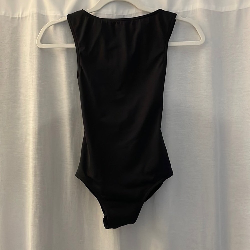 Capezio Black High Neck Leotard